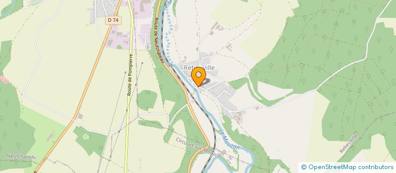 localisation de l'entreprise MADAME MARION FACHERIS  REBEUVILLE