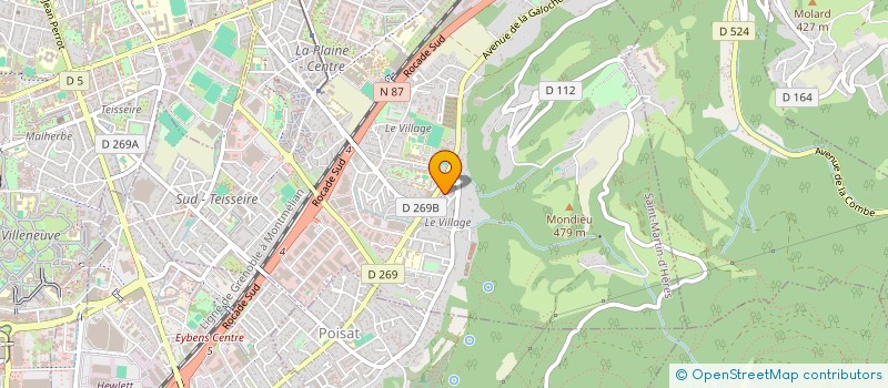 localisation de l'entreprise MADAME MARION FAURE  SAINT-MARTIN-D'HERES