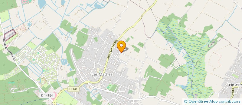 localisation de l'entreprise MADAME MARION FAURE  LES MATHES