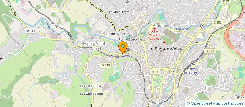 localisation de l'entreprise MADAME MARION FAURE  ESPALY-SAINT-MARCEL