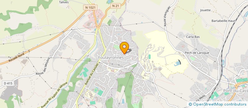 localisation de l'entreprise MADAME MARION FAUREL  FOULAYRONNES