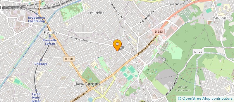 localisation de l'entreprise MADAME MARION FAVELIN à LIVRY-GARGAN