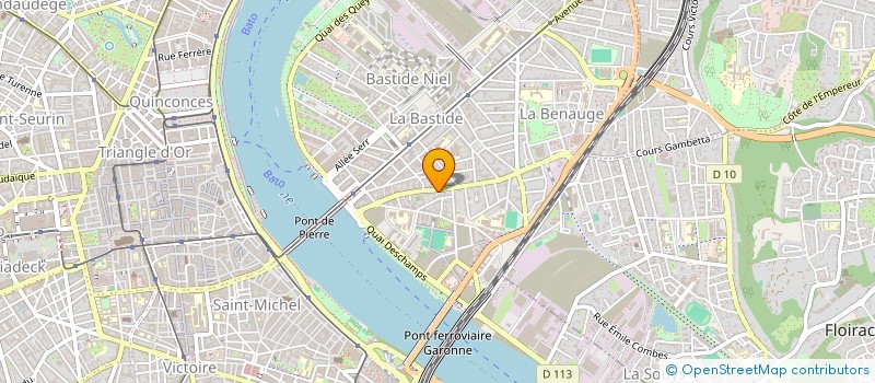 localisation de l'entreprise MADAME MARION FAVIER  BORDEAUX