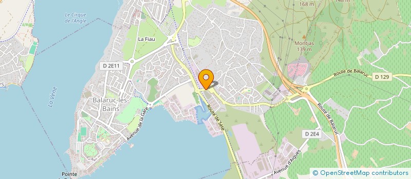 localisation de l'entreprise MADAME MARION FAVIER  BALARUC-LES-BAINS