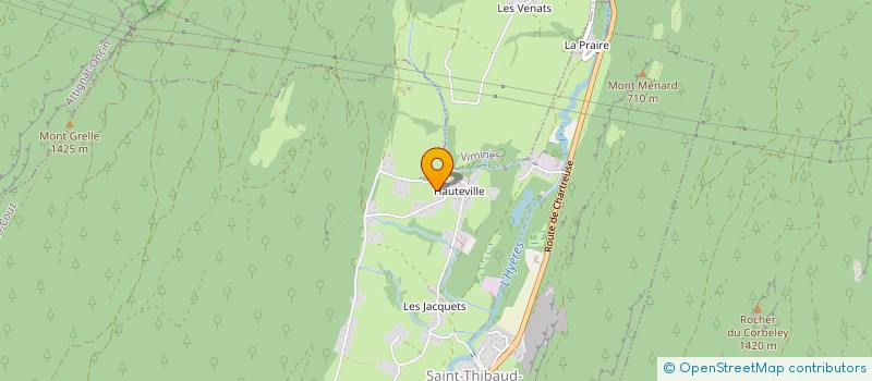 localisation de l'entreprise MADAME MARION FAYARD  SAINT-THIBAUD-DE-COUZ