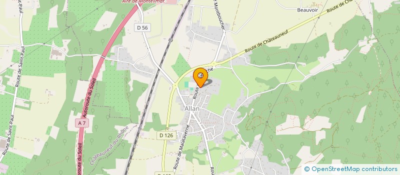 localisation de l'entreprise MADAME MARION FAYARD  ALLAN