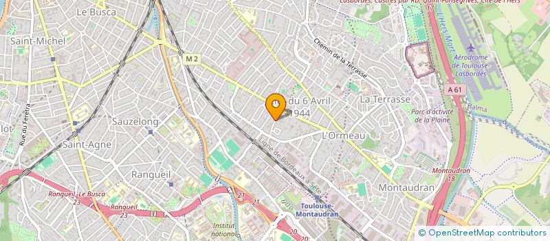 localisation de l'entreprise MADAME MARION FEAU à TOULOUSE