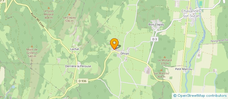 localisation de l'entreprise MADAME MARION FELLER à NIVIGNE ET SURAN