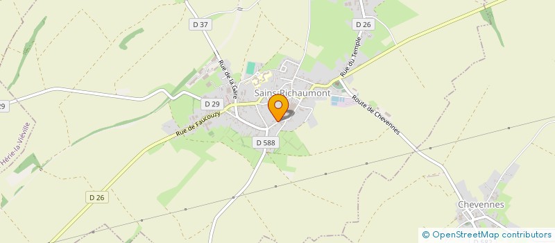 localisation de l'entreprise MADAME MARION FENAILLE  SAINS-RICHAUMONT