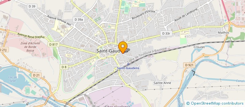 localisation de l'entreprise MADAME MARION FERNANDEZ à SAINT-GAUDENS
