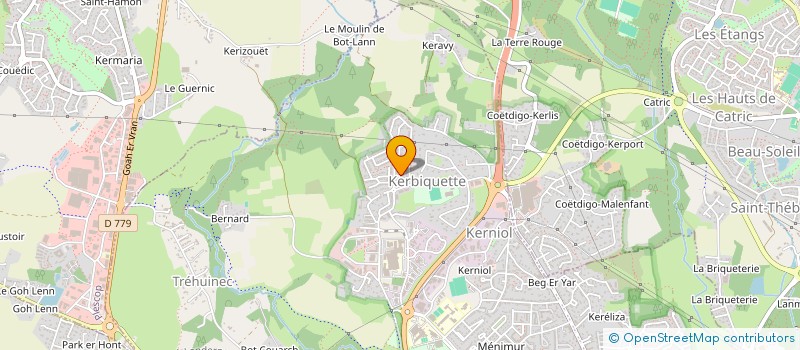 localisation de l'entreprise MADAME MARION FERRAND à VANNES