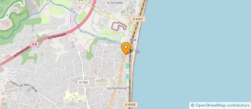 localisation de l'entreprise MADAME MARION FERRARA--GRENARD à ANTIBES