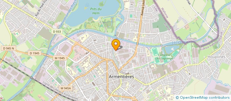 localisation de l'entreprise MADAME MARION FERREIRA  ARMENTIERES