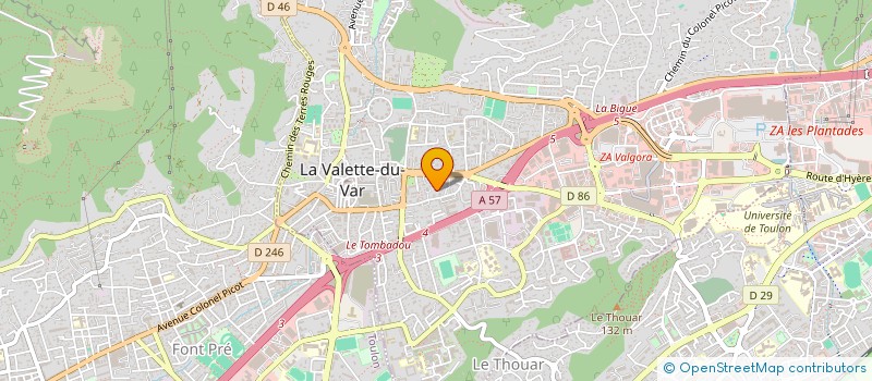 localisation de l'entreprise MADAME MARION FERREIRA DE OLIVEIRA à LA VALETTE-DU-VAR