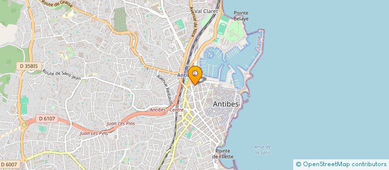 localisation de l'entreprise MADAME MARION FIANDINO à ANTIBES