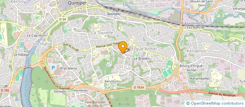 localisation de l'entreprise MADAME MARION FICATIER à QUIMPER