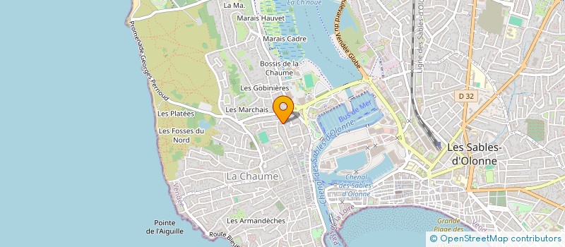 localisation de l'entreprise MADAME MARION FIGUERAS à LES SABLES D'OLONNE