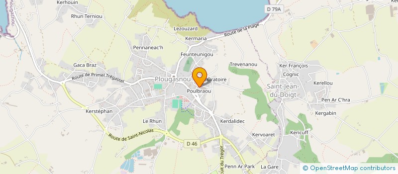 localisation de l'entreprise MADAME MARION FILY  PLOUGASNOU