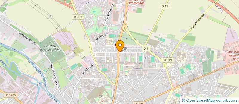 localisation de l'entreprise MADAME MARION FLAHAUT à AMIENS