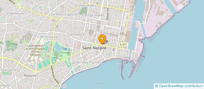 localisation de l'entreprise MADAME MARION FLAMAN  SAINT-NAZAIRE