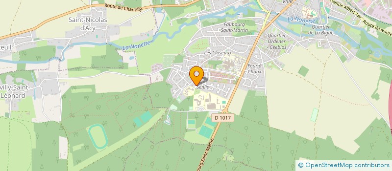 localisation de l'entreprise MADAME MARION FLEURETTE  SENLIS