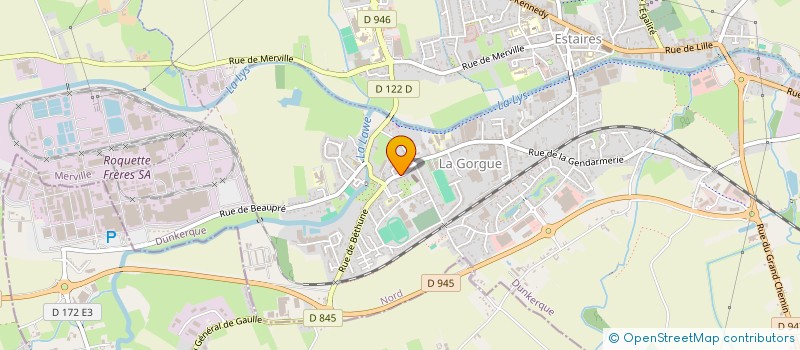 localisation de l'entreprise MADAME MARION FLIPO  LA GORGUE