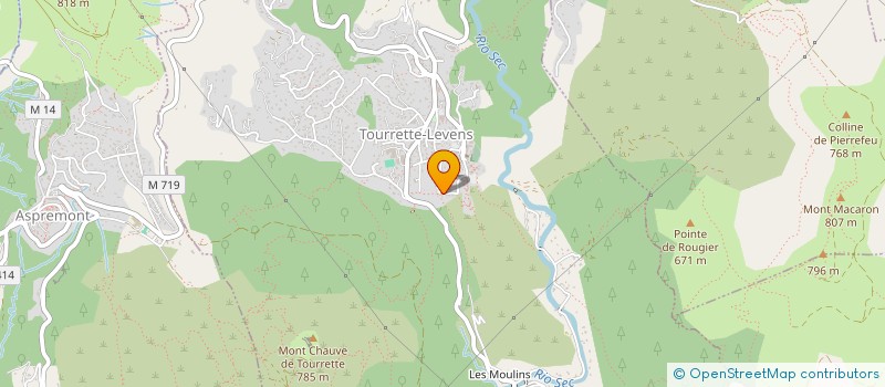 localisation de l'entreprise MADAME MARION FLORY  TOURRETTE-LEVENS