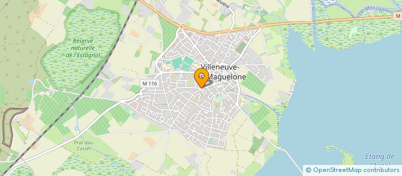 localisation de l'entreprise MADAME MARION FOLLIOT  VILLENEUVE-LES-MAGUELONE