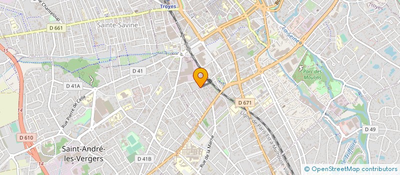 localisation de l'entreprise MADAME MARION FONDRILLON  SAINT-ANDRE-LES-VERGERS