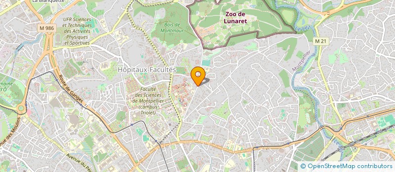 localisation de l'entreprise MADAME MARION FORTIER à MONTPELLIER
