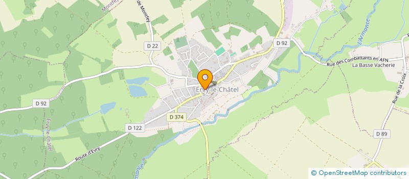 localisation de l'entreprise MADAME MARION FOUERE  ERVY-LE-CHATEL