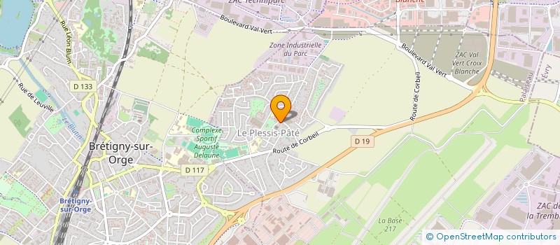 localisation de l'entreprise MADAME MARION FOUILHOUX  LE PLESSIS-PATE