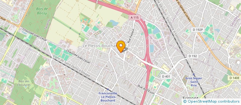 localisation de l'entreprise MADAME MARION FOURNIER  MONTIGNY-LES-CORMEILLES