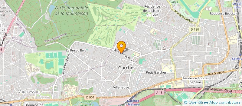 localisation de l'entreprise MADAME MARION FRANCESCHINI à GARCHES