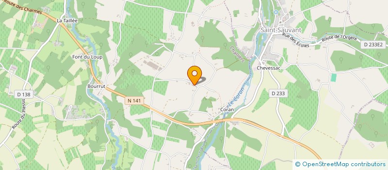 localisation de l'entreprise MADAME MARION FRANCHI à CHANIERS