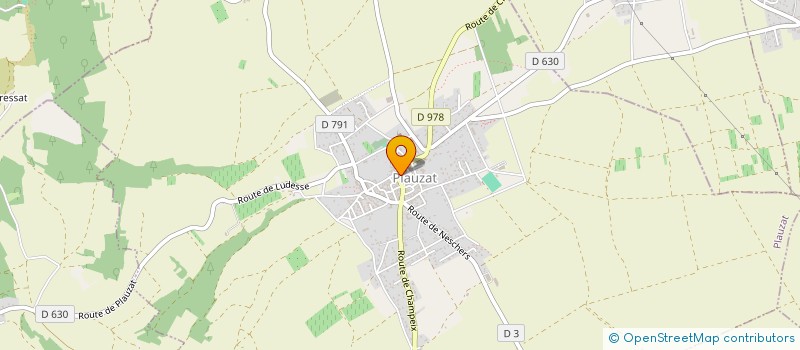localisation de l'entreprise MADAME MARION FRANK à PLAUZAT