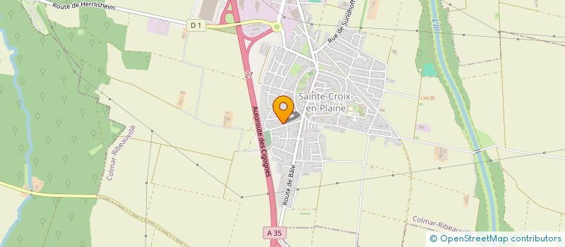 localisation de l'entreprise MADAME MARION FRANTZ  HERRLISHEIM-PRES-COLMAR