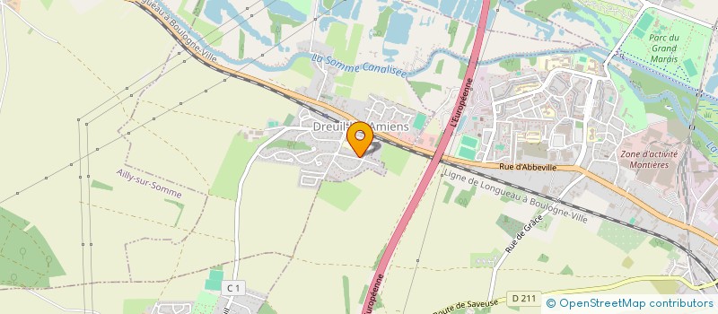 localisation de l'entreprise MADAME MARION FREMEAUX  DREUIL-LES-AMIENS