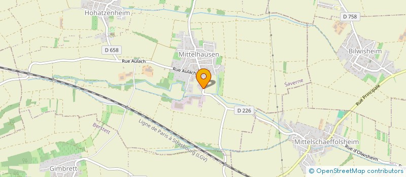 localisation de l'entreprise MADAME MARION FREUND  WINGERSHEIM LES QUATRE BANS