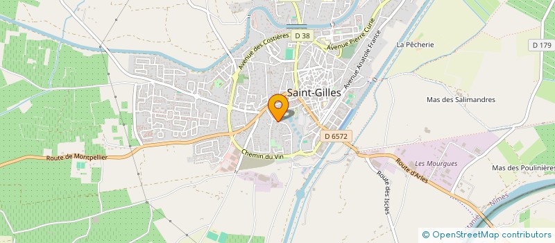 localisation de l'entreprise MADAME MARION FRINGARD  SAINT-GILLES