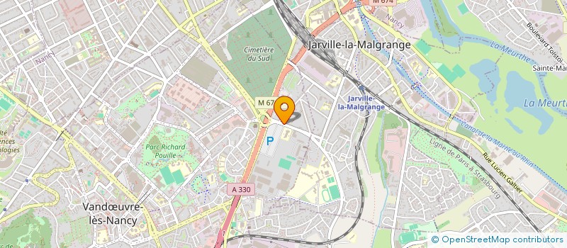 localisation de l'entreprise MADAME MARION FRIRY  VANDUVRE-LES-NANCY