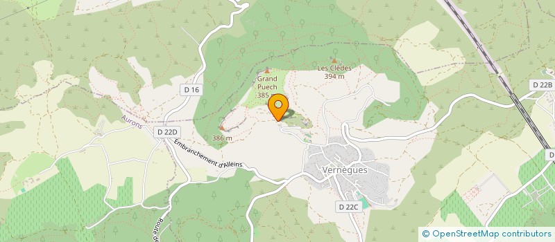 localisation de l'entreprise MADAME MARION FUENTEZ  VERNEGUES