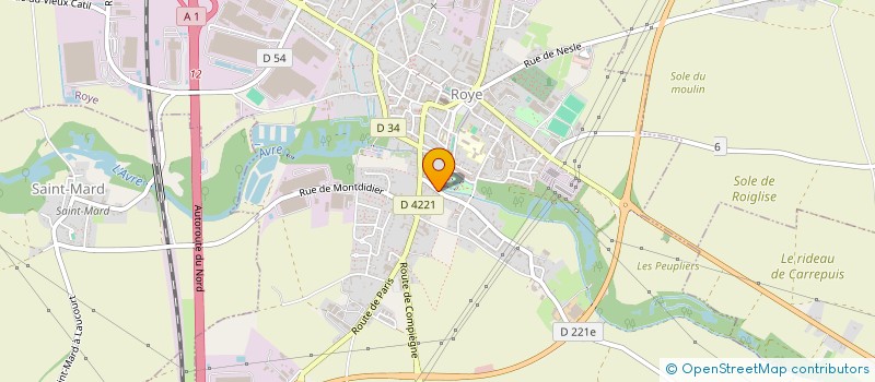 localisation de l'entreprise MADAME MARION GABER  ROYE