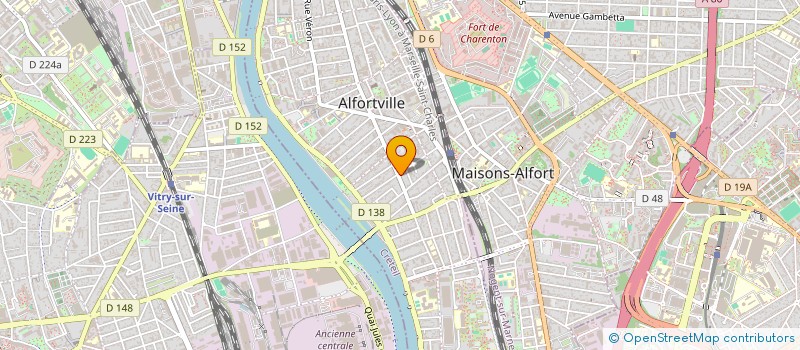 localisation de l'entreprise MADAME MARION GABORIT  ALFORTVILLE