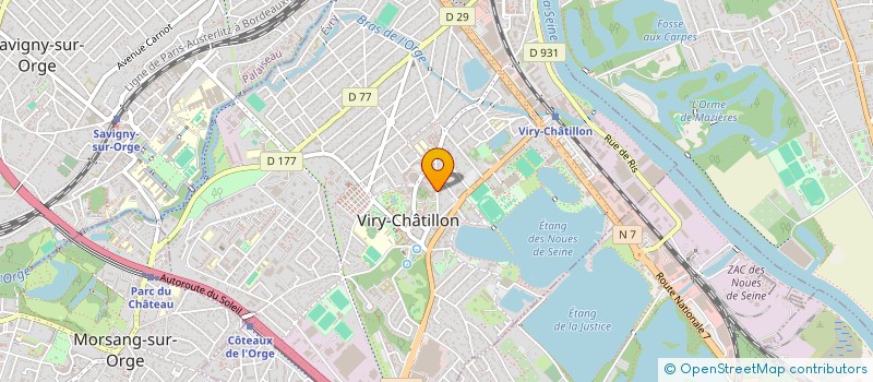 localisation de l'entreprise MADAME MARION GAILLARD à VIRY-CHATILLON
