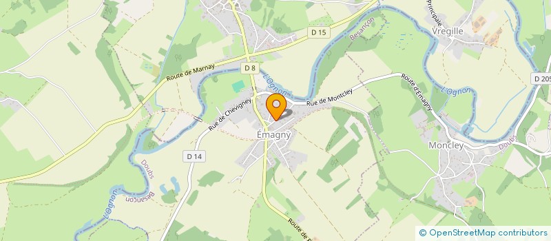 localisation de l'entreprise MADAME MARION GAILLARD  EMAGNY