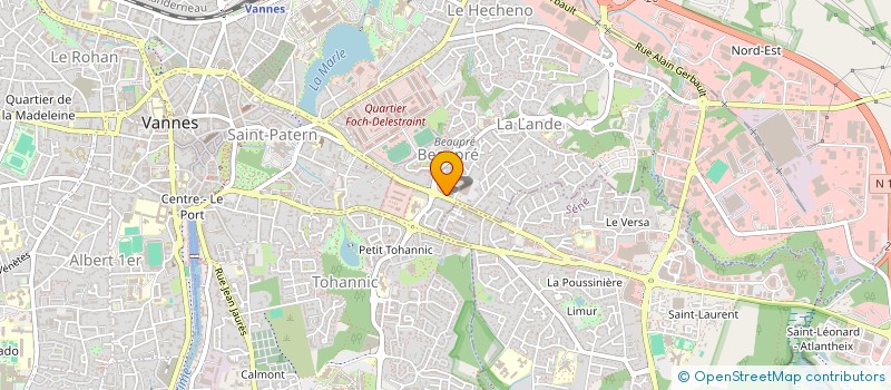 localisation de l'entreprise MADAME MARION GAILLARD MICHET DE CHAMPRIS à VANNES