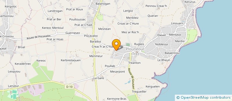 localisation de l'entreprise MADAME MARION GALIPOT  PLOUNEOUR-BRIGNOGAN-PLAGES