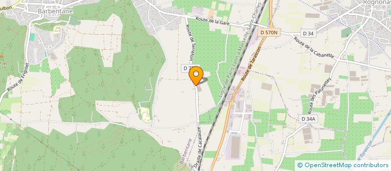 localisation de l'entreprise MADAME MARION GALLO  BARBENTANE