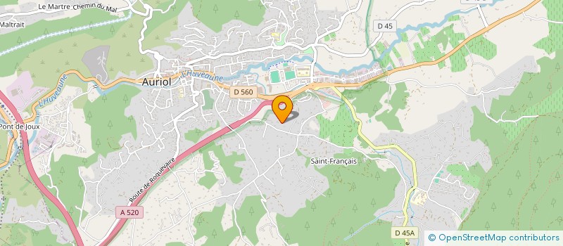 localisation de l'entreprise MADAME MARION GALLOT  AURIOL